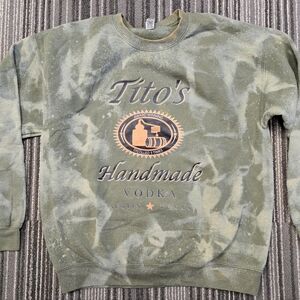 Tito's Tie Dyed Sweatshirt Large